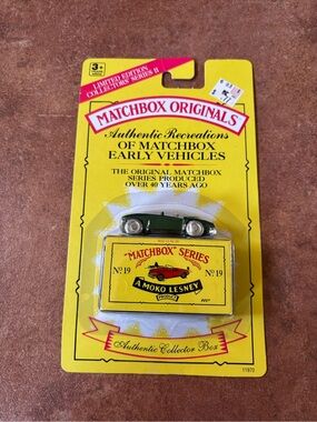 New Matchbox Originals A Moko Lesney Product No. 19 1956 car MG Midget TD
